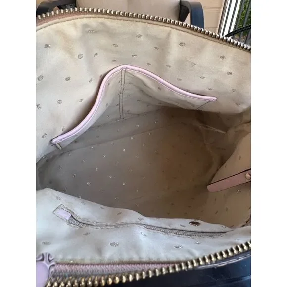 Kate Spade Ostrich Pink Pebble Leather Handbag and Kate Spade Chain Belt - Picture 5 of 12